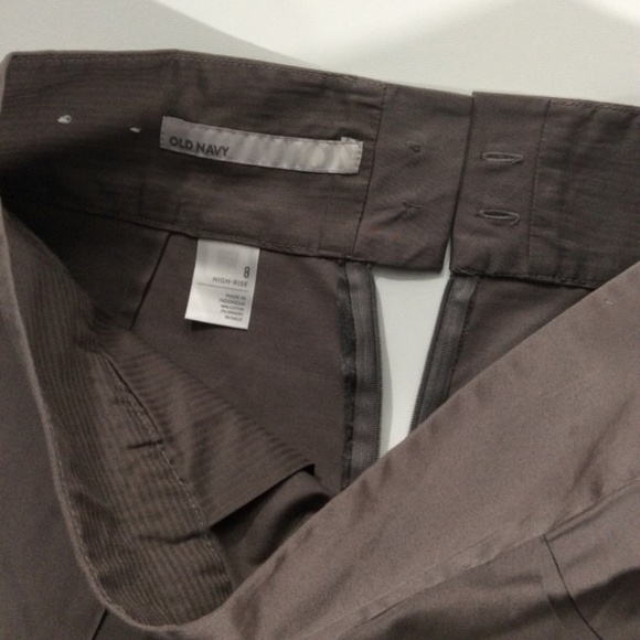 Old Navy | High Rise Two Button Skirt B04 Taupe - Picture 6 of 6